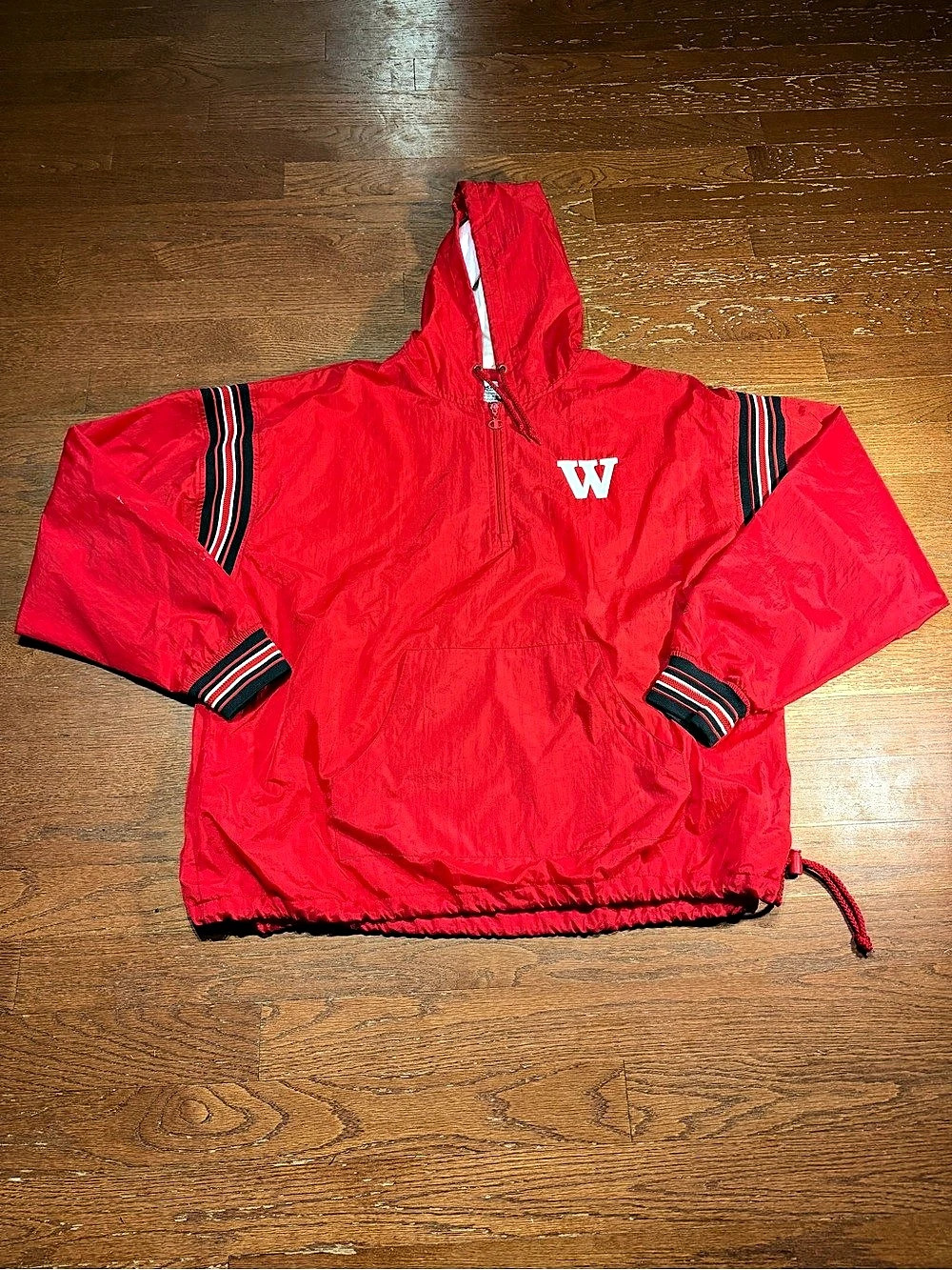 Vintage Champion Wabash College Light Puffer Jacket
